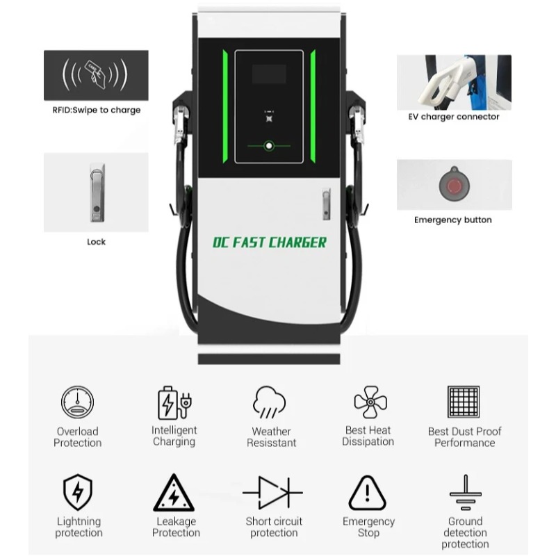 DC EV Charging Station 30kW Wa - Dc Fast Charger 30Kw Wallbox Commercial 评论和价格